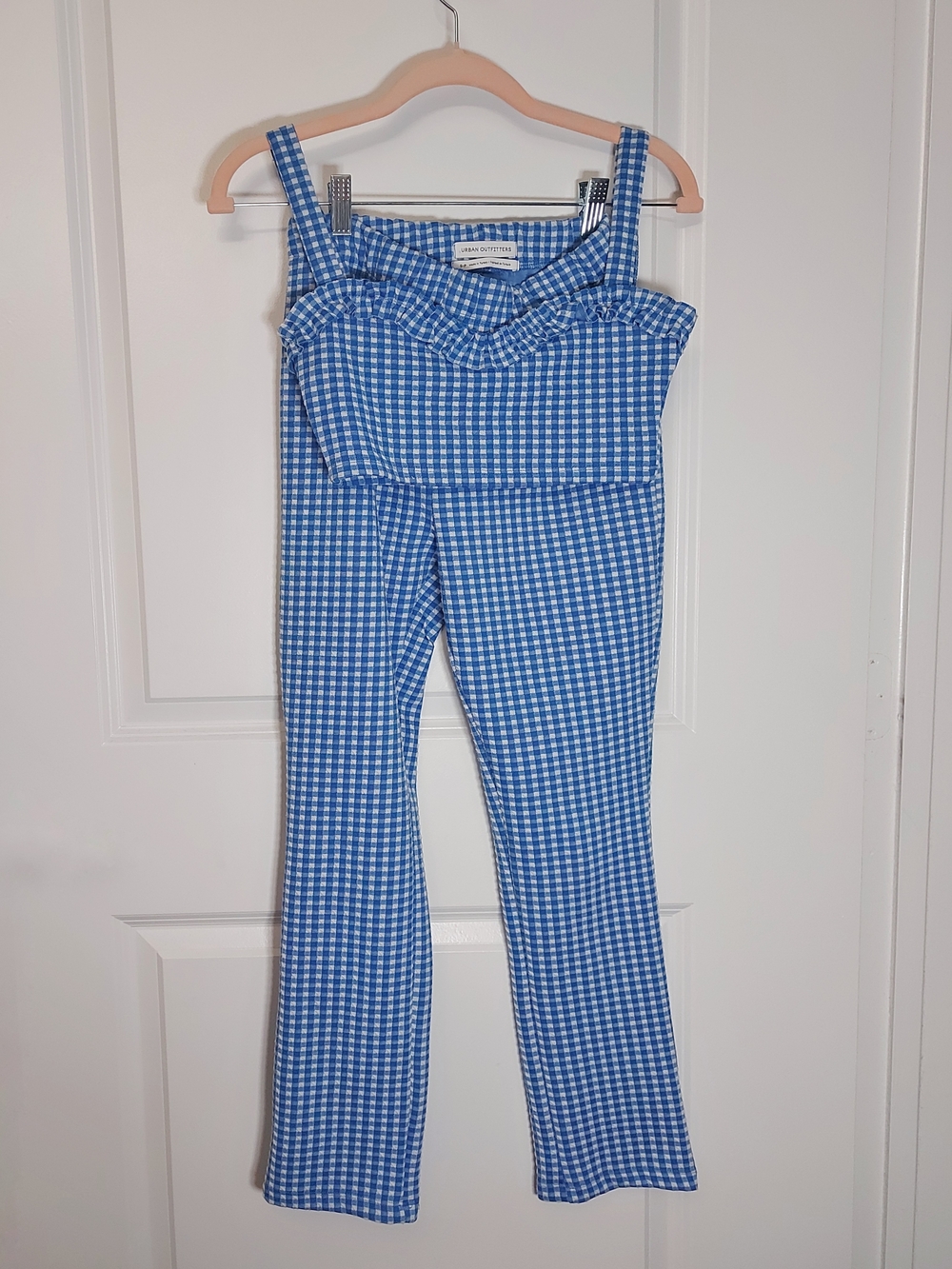 Urban Outfitters Blue Gingham Women’s Pants (and a FREE matching Top!!)